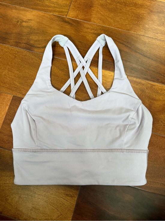 lululemon athletica Other - Lululemon Women’s Light Lavender Crisscross Sports Bra size 4